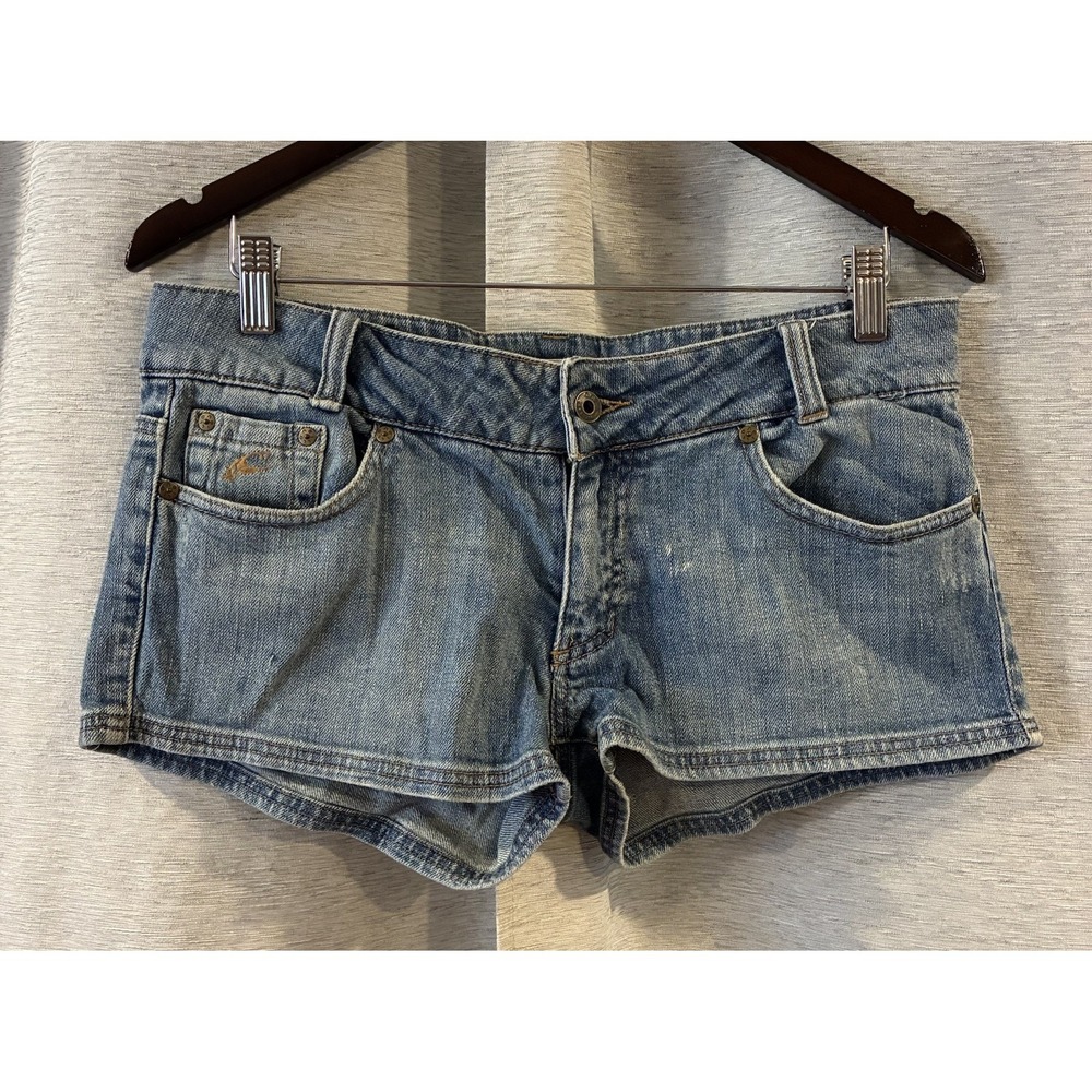 O'Neill Vintage Juniors Size 7 Jean Shorts‎ Y2K Hot Pants Festival